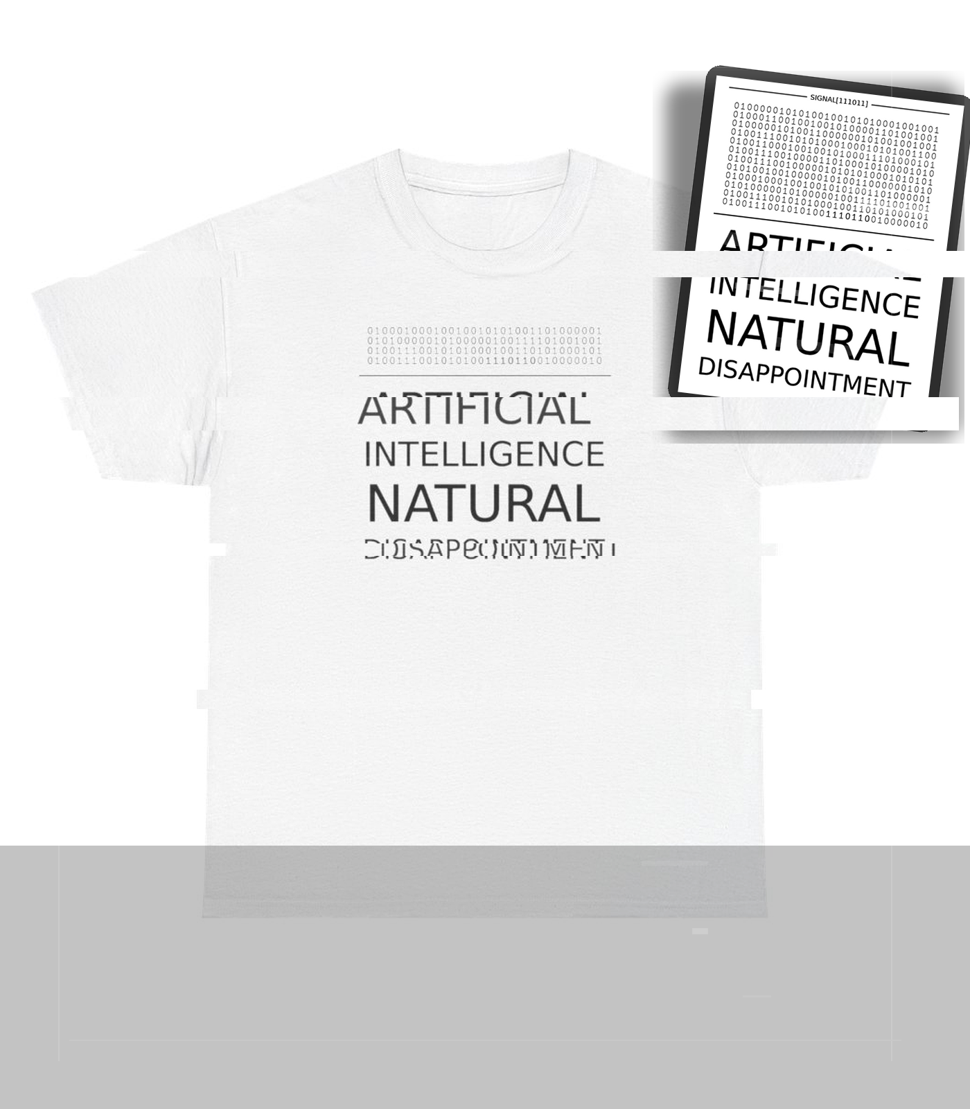 Artificial intelligence natural disappointment tee thumbnail