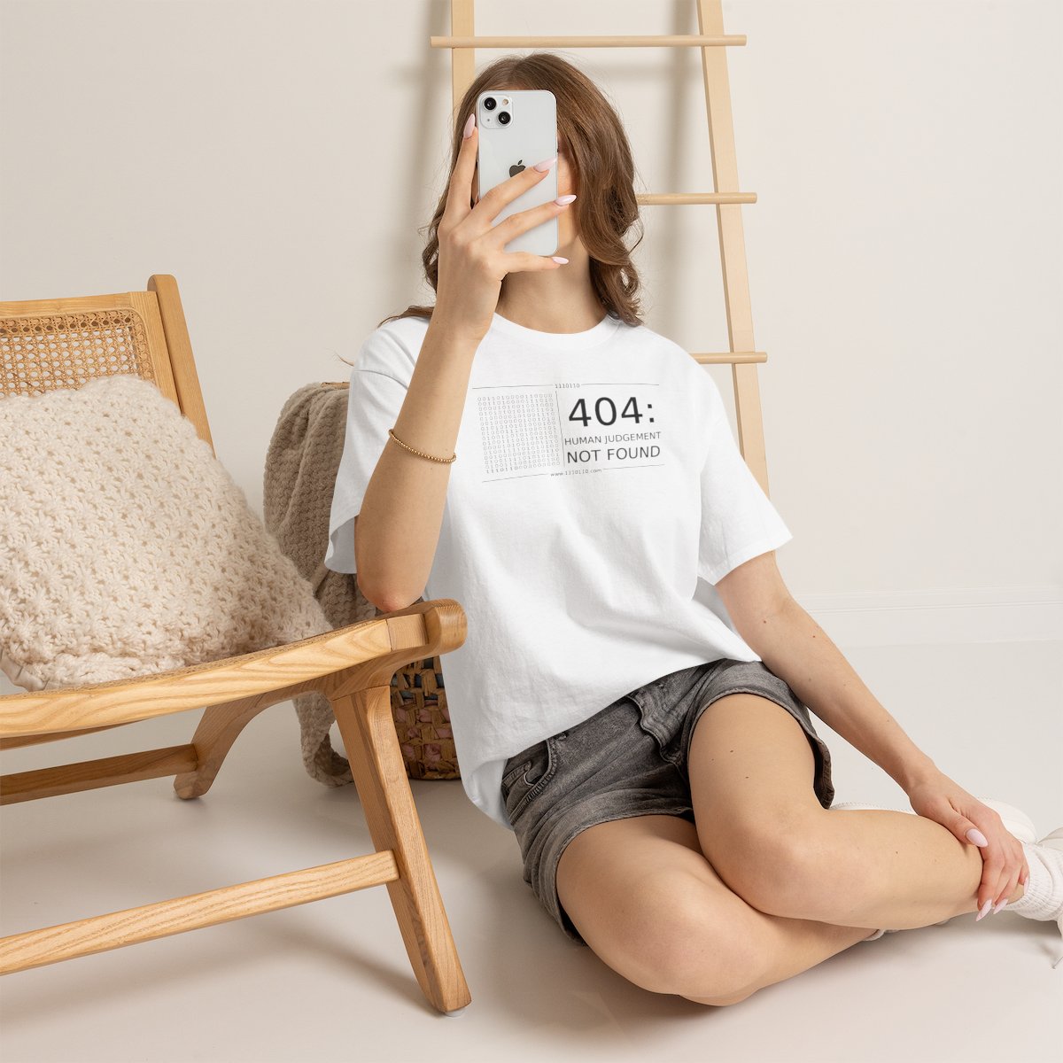 1110110 tee preview from Printify